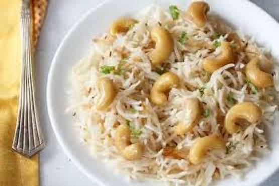 Butter cashnut rice