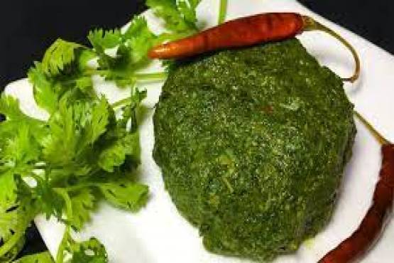 ধনে পাতা ভর্তা