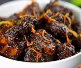 গরুর কালো ভুনা