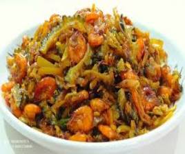 করলা চিংড়ি