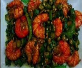 ঢেঁড়স চিংড়ি